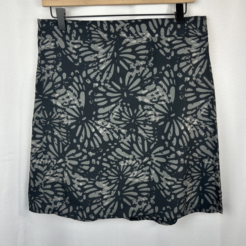 Rip Skirt Hawaii Wrap Skirt Size M Length 2 Shibori Charcoal Gray Black Beach